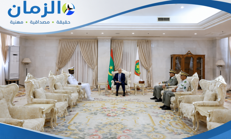 الرئيس غزواني يستقبل رئيس أركان الجيوش السنغالية بالقصر الرئاسي